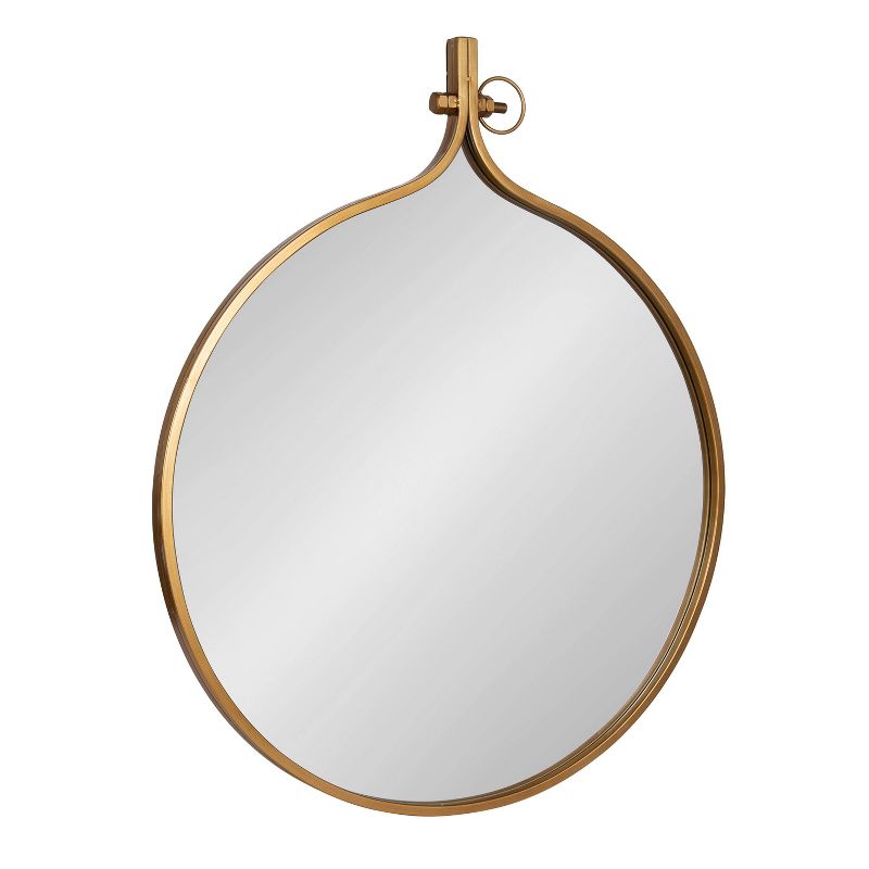 30&#34; x 37&#34; Yitro Metal Framed Wall Mirror Gold - Kate &#38; Laurel All Things Decor, 1 of 11