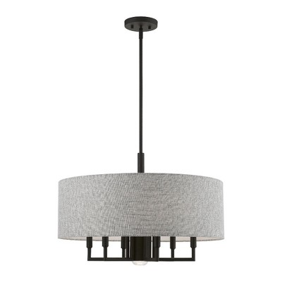Livex Lighting Dakota 7 - Light Pendant in  Black