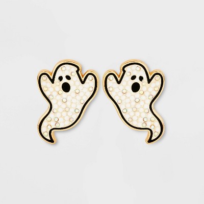 SUGARFIX by BaubleBar 'Boo Thang' Statement Halloween Earrings - White