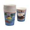 Anna + Pookie 8oz Pirate Paper Party Cups 8 Ct. - 2 of 3