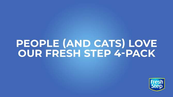 Fresh Step Extreme Scented Litter with the Power of Febreze Clumping Cat Litter - Mountain Spring, 2 of 15, play video