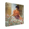 Canvas Wall Art - Masters Collection 'Summer Flowers John William Godward' Wall Art for Living Room, Bedroom, or Office Décor by Trademark Fine Art - - 2 of 4