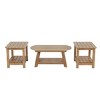 WestinTrends 3-Piece Outdoor Adirondack Coffee Table and Side Table Set - 3 of 4