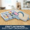 LunaLulinlk 8-grid Snack Box Container Divider Tray with Lid, Blue - 2 of 4