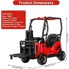 12V Kids Ride On Forklift Car with Tent, Electric Ride On Construction Car Toy for Toddles with Remote Control, 2 Speeds, Music - 2 of 4