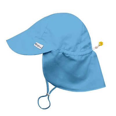 Green Sprouts Baby/toddler Upf 50+ Eco Flap Hat - Light Blue - 2t/4t ...