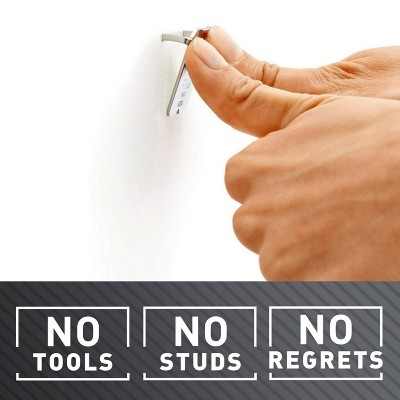 3M 25lb Hardened Steel Drywall Picture Hanger with Spot Marker, 4-Pack