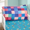 EVERYDAY KIDS Llama Llama 2-Pack Toddler Pillowcase Set; Blue, Plaid, 30x20 Inches - 3 of 4