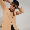 Campus Sutra Men Men's Beige Textured Micro Buffalo Check Shirt - 2 of 3