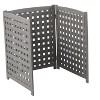 Cesicia 32" W x 38" H 3-Panel Outdoor Air Conditioner Fence, 3-Section Outdoor Wooden Screen, Outside Wood Privacy Fence - 3 of 4