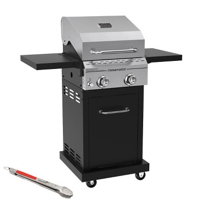 Megamaster 720-0864MATG 2 Burner Gas Grill with Stainless Steel Tong