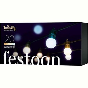 Twinkly Festoon  App-Controlled LED Bulb Lights String Indoor and Outdoor Smart Lighting Decoration - 1 of 4