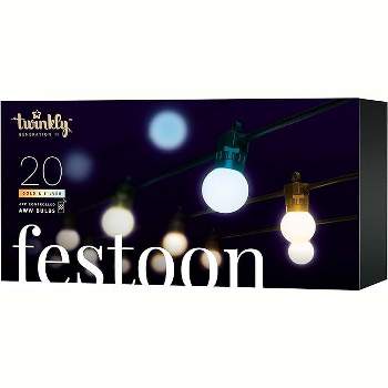 Twinkly Festoon  App-Controlled LED Bulb Lights String Indoor and Outdoor Smart Lighting Decoration