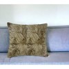 HomeRoots 18" Taupe Sheepskin Throw Pillow - 2 of 4
