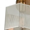 Elk Home Compartir 3 - Light Semi-Flush Mount in  Polished Nickel/Satin Brass - image 3 of 4