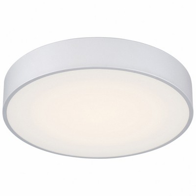 Como 17.75'' Satin LED Flush Mount Ceiling Light