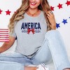 Simply Sage Market America Galaxy Coquette  Short Sleeve Tee - 3 of 4