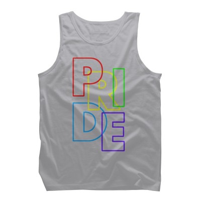 Adult Design By Humans Pride Sleek Text By MANGAZaB Tank Top