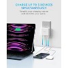 iHome 32W AC Pro Multi Port USB Wall Charger - Charging Station with 3 Ports (1 USB-C, 2 USB-A) Fast Charging, Universal Compatibility - 2 of 4