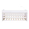 Twin XL Daybed With 2 Trundles 1 Light For Free USB Charging Design Wooden Bed Frame With 3 Storage Cubbies For Kids Teens - 4 of 4