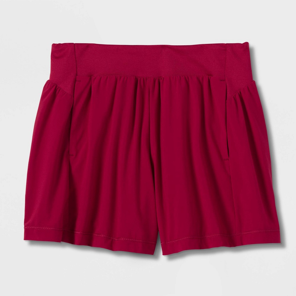 Girls' Woven Resort Shorts - All in Motion™ Red XL