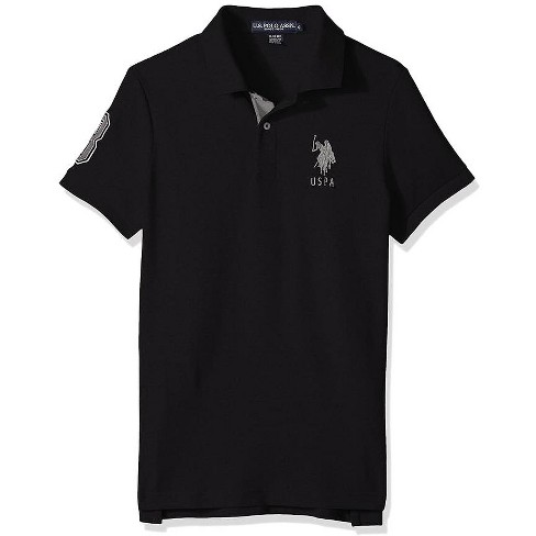 Black polo hotsell shirt target