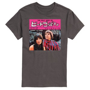 Men's - Sonny and Cher - The Beat Goes On Kanji Short Sleeve Graphic T-Shirt - 1 of 4