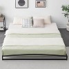Heavy-Duty Low Profile Metal Platform Bed Frame Durable Mattress Foundation, No Box Spring Required, Quiet & Non-Slip Design, Simple Assembly - 3 of 4
