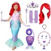 Joyfy Girls' Halloween Mermaid Costume, Little Mermaid Princess Dress Girls Halloween Dress Up Party - 2 of 4