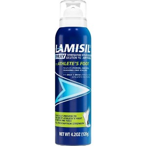 Lamisil Athlete's Foot Antifungal Treatment Spray - 1% Terbinafine Hydrochloride - 4.2oz - 1 of 2