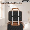 Wooakway Luggage Sets 7 Piece Hard Shell Carry on Suitcase with Spinner Wheels and TSA Lock - 4 of 4
