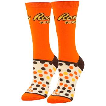 Cool Socks, Reese's Pieces, Funny Novelty Socks, Medium