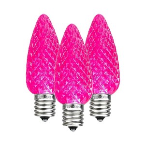 Novelty Lights C9 LED Faceted Christmas Replacement Bulbs Dimmable - 1 of 4