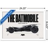 Trends International DC Comics Batman: 85th Anniversary - The Batmobile 2016 Framed Wall Poster Prints - 3 of 4