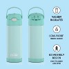 THERMOS FUNTAINER 16 Ounce Stainless Steel Vacuum Insulated Bottle with Wide Spout Lid, Mint - 2 of 4