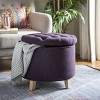 Amiela Tuffted Storage Ottoman - HUD8220 - Safavieh Couture - 3 of 4