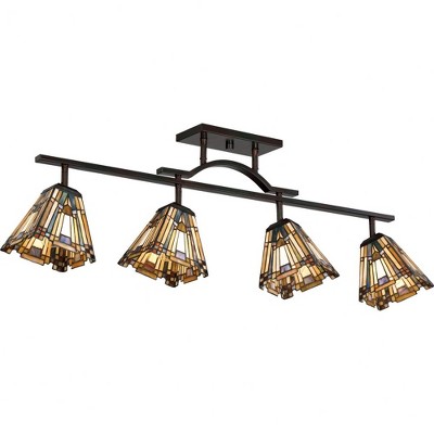 Quoizel Lighting Inglenook 4 - Light Flush Mount in  Valiant Bronze