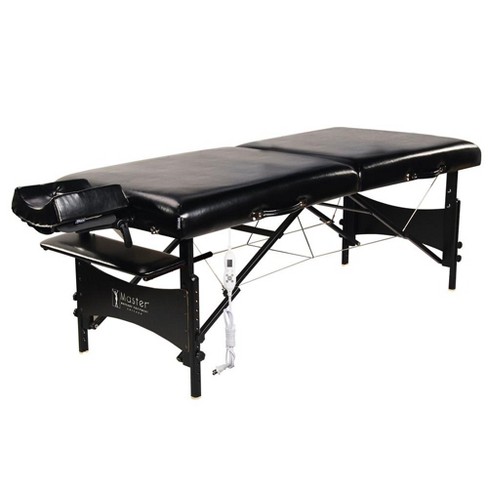 Master Massage 30" Galaxy Portable Massage Table with Therma-Top Adjustable Heating System, Black - image 1 of 4