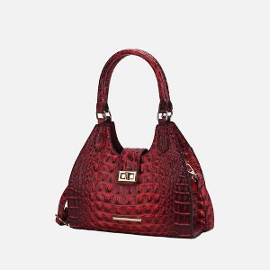 MKF Collection Ava Women's Tote Faux Crocodile Embossed Vegan Leather Handbag by Mia K - 1 of 4
