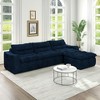 TiramisuBest Modular Right Sofa Seat–L-Shaped Lazy Floor Couch,Compressed Beanbag-Style Sofa with Ergonomic Design,No Assembly Required–Beige - 4 of 4