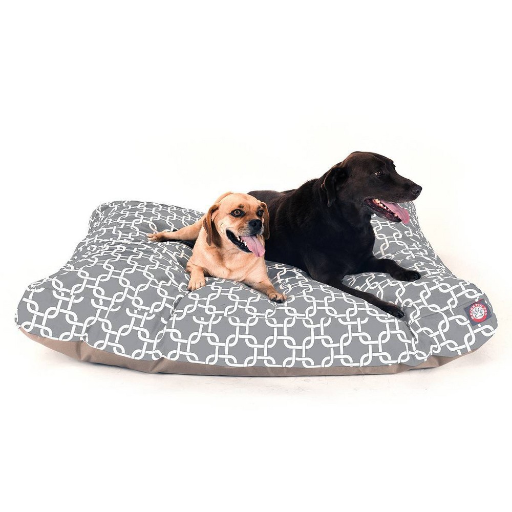 Photos - Bed & Furniture Majestic Pet Links Rectangle Dog Bed - Gray - Extra Large - XL 