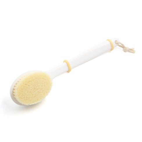 Unique Bargains Curved Handle Soft Bristle Bath Massage Scrub Back Deep Clean  Brush : Target