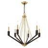 Livex Lighting Beckett 6 - Light Chandelier in  Satin Brass/Bronze - 4 of 4