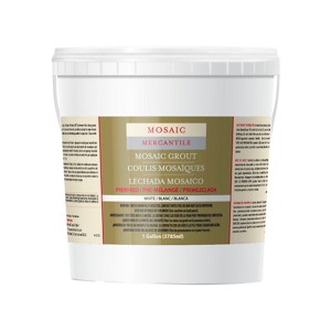 Mosaic Mercantile Pre-Mixed Grout, 1 Gallon Bucket, White - 1 of 1