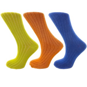3 Pairs of Women's Mid-Calf Colorful Socks - Soft, Breathable, & Moisture-Wicking - 1 of 2