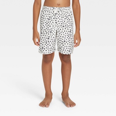 Boys' Palm Dot Swim Shorts - Cat & Jack™ White