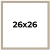 PosterPalooza | 26x26 Thin Barnwood Picture Frame, UV Acrylic, 2 Finishes - Grey and Black - 2 of 4