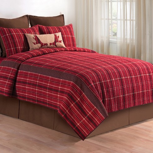 C&F Home Collin Red Full Queen Quilt - image 1 of 4