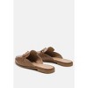 Velvet Buckled Flat Mules Women - 2 of 4