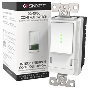 Swidget 20-40-60 Control Switch - Smart Home Devices - Smart Switch Platform - 1 of 4